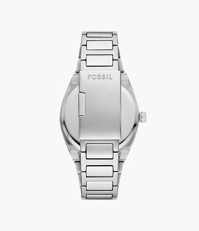 Fossil Everett Three-Hand Date Stainless Steel Men's Watch - FS6056