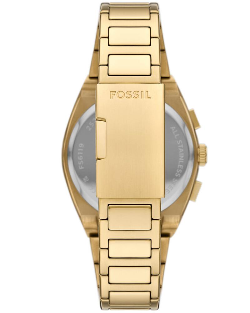 Fossil Everett Chronograph Gold-Tone Stainless Steel Watch - FS6119