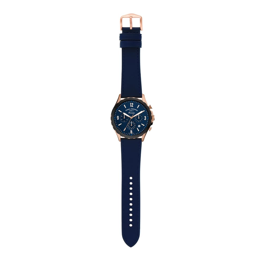 Fossil Forrester Chronograph Quartz Blue Dial Men's Watch - FS5814