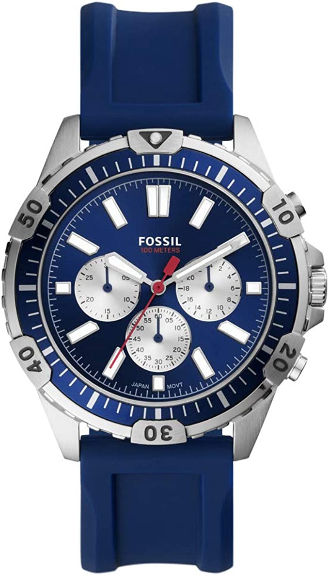 Fossil Garrett Chronograph, Stainless Steel Men's Watch - FS5709