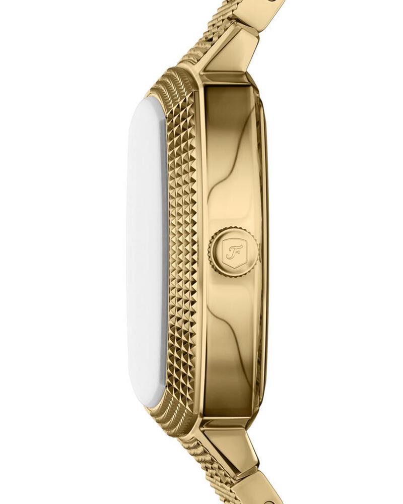Nick Jonas x Fossil Machine Luxe Malachite Three-Hand Gold-Tone Stainless Steel Watch - LE1217