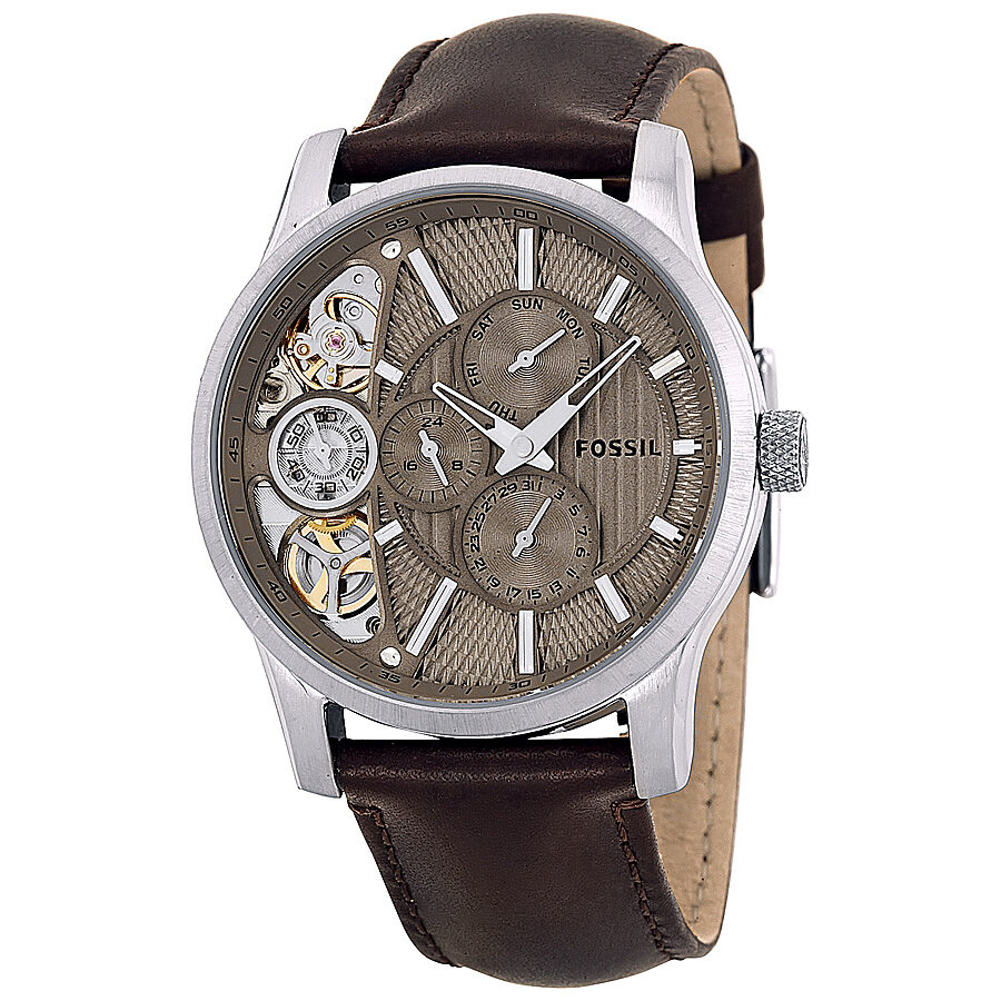 Fossil Multi-function Twist Taupe Cut Away Dial Men's Watch ME1098