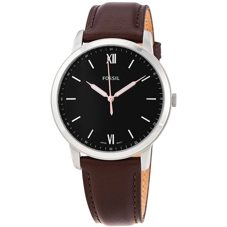 Fossil Minimalist Quartz Black Dial Men's Watch FS5464