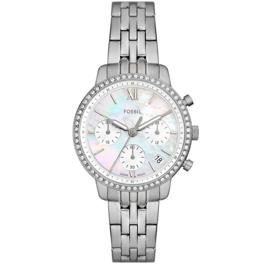 Fossil Neutra Chronograph Quartz White Dial Ladies Watch ES5357