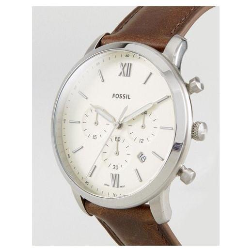 Fossil Neutra Chronograph Brown Leather Men's Watch - FS5380