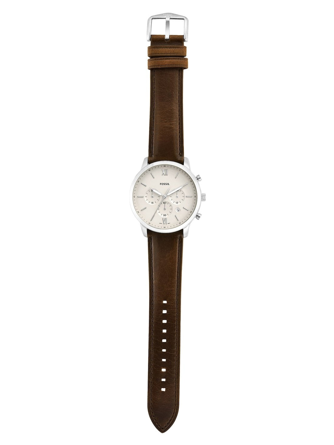 Fossil Neutra Chronograph Brown Leather Men's Watch - FS5380