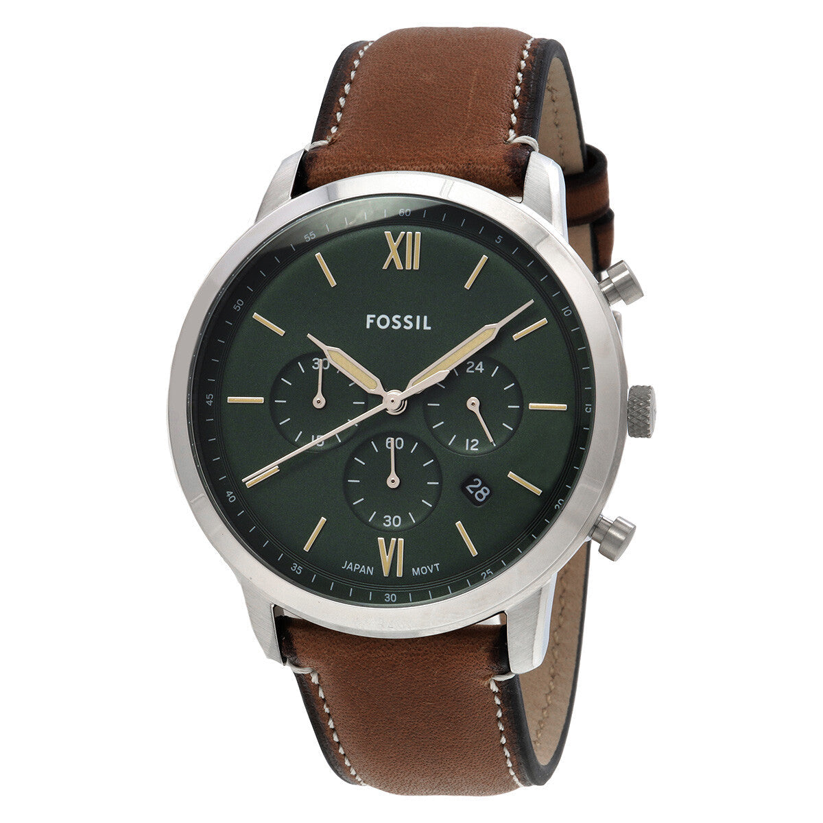 Fossil Neutra Chronograph Tan LiteHide™ Leather Men's Watch - FS5963
