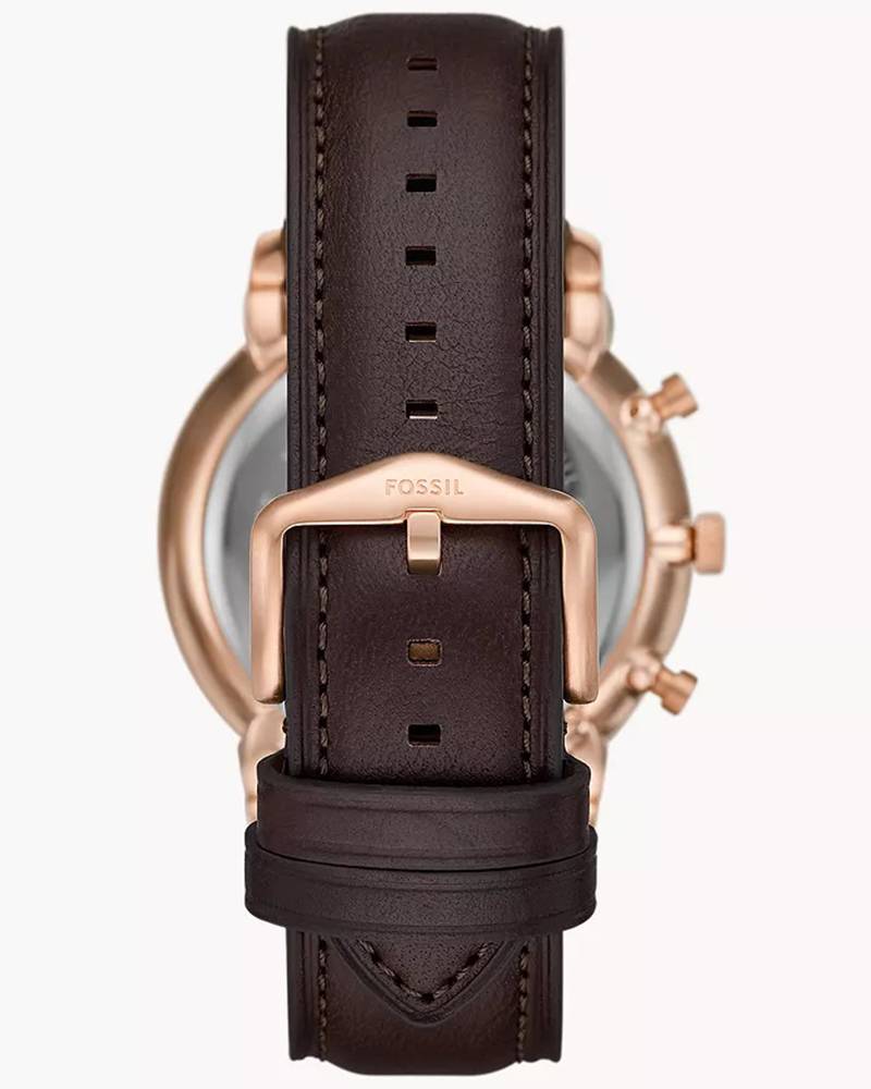 Fossil Neutra Chronograph Brown Leather Men's Watch - FS6073