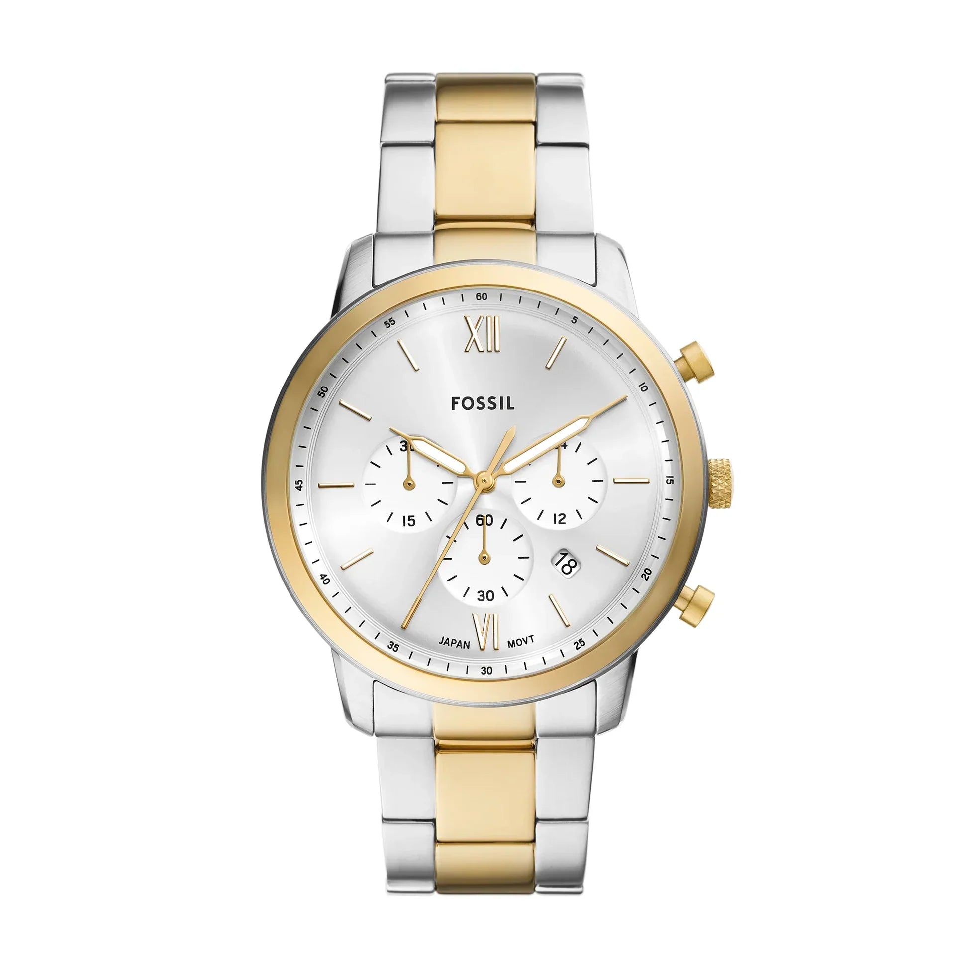 Fossil Neutra Chronograph Two-Tone Stainless Steel Watch - FS6112