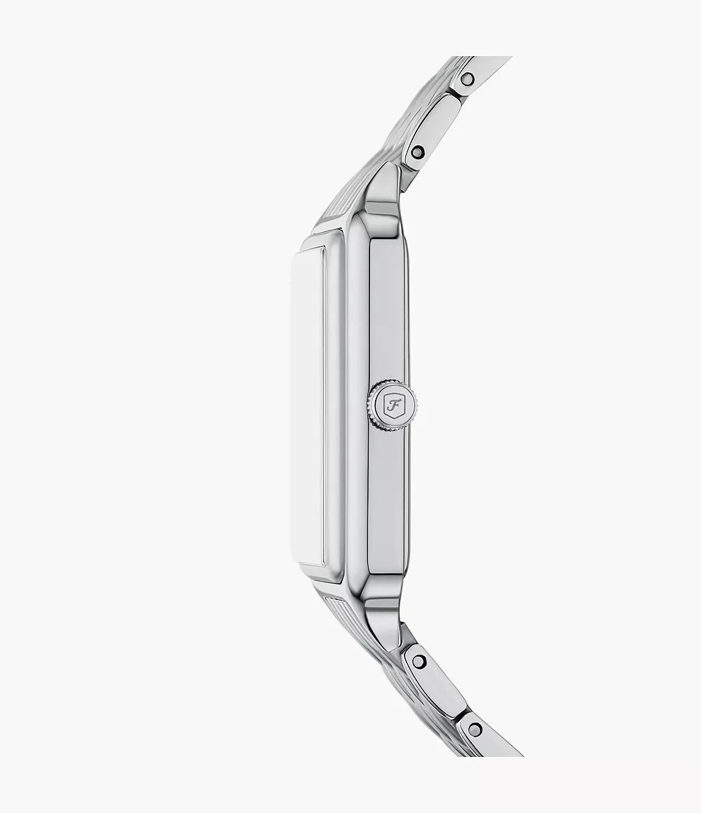 Fossil Raquel Sun Moon Multifunction Stainless Steel Mother Of Pearl Dial Quartz Women's Watch - ES5400