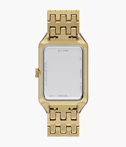 Fossil Raquel Three-Hand Date Gold-Tone Stainless Steel Women's Watch - ES5434