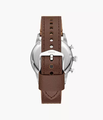 Fossil Sport Tourer Chronograph Brown Leather Men's Watch - FS6042