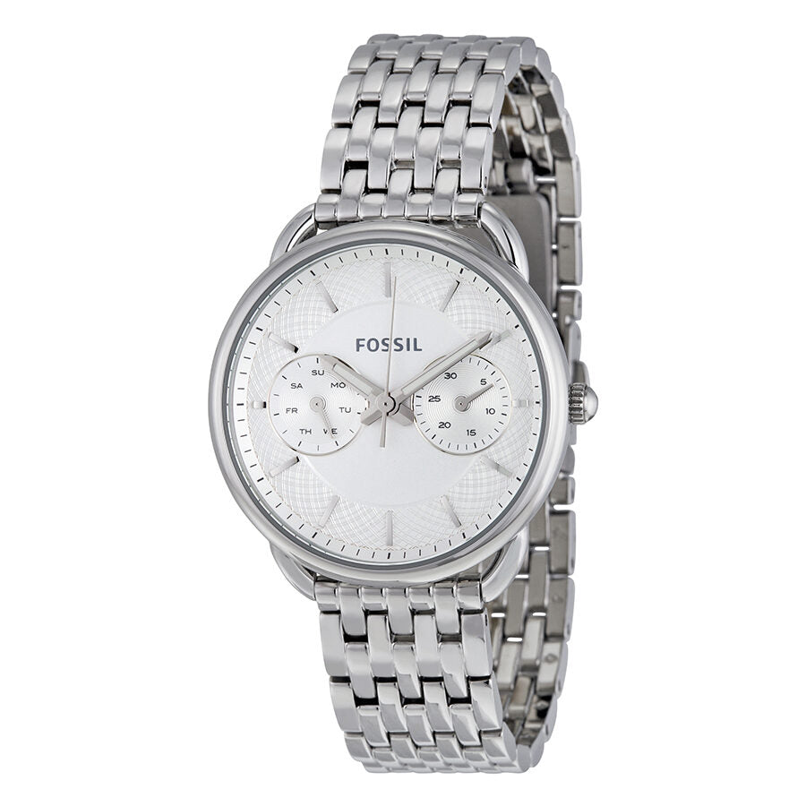 Fossil Tailor Multi-Function White Dial Ladies Watch ES3712