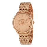 Fossil Tailor Multifunction Rose Dial Ladies Watch ES3713 - Watches of New Zealand