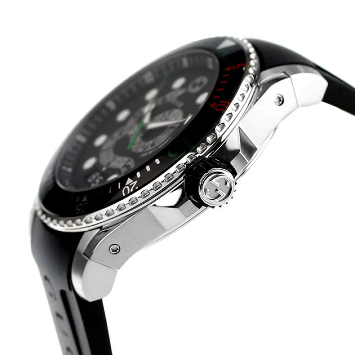Gucci Dive Dragon Black Kingsnake Dial Black Men's Watch YA136217
