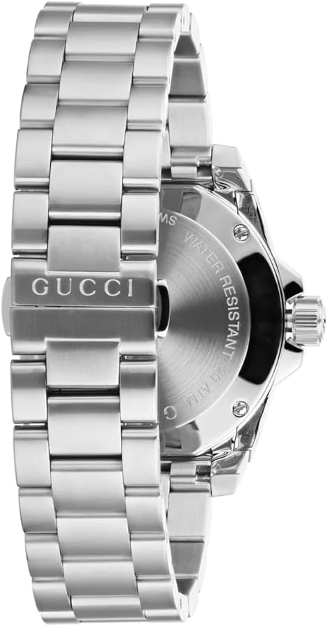 Gucci Dive Quartz Black Dial Men's Watch - YA136301B