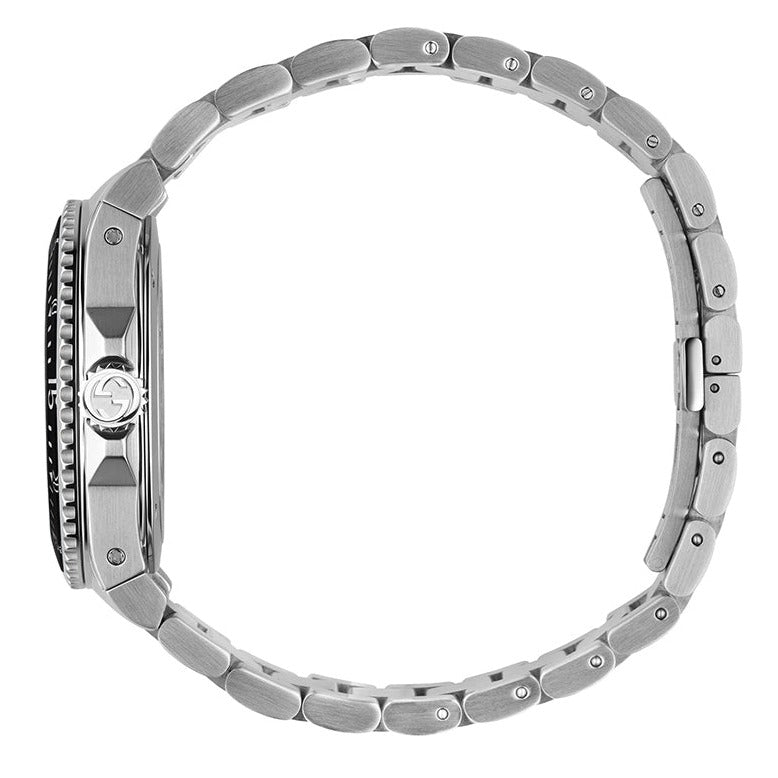 Gucci Dive Quartz Black Dial Men's Watch - YA136301B