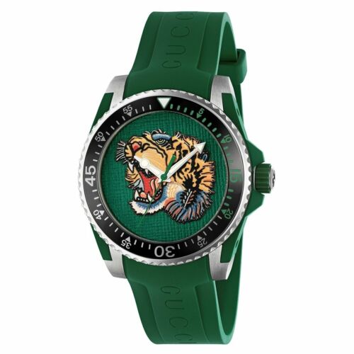 Gucci Dive Green Quartz Men's Watch - YA136316