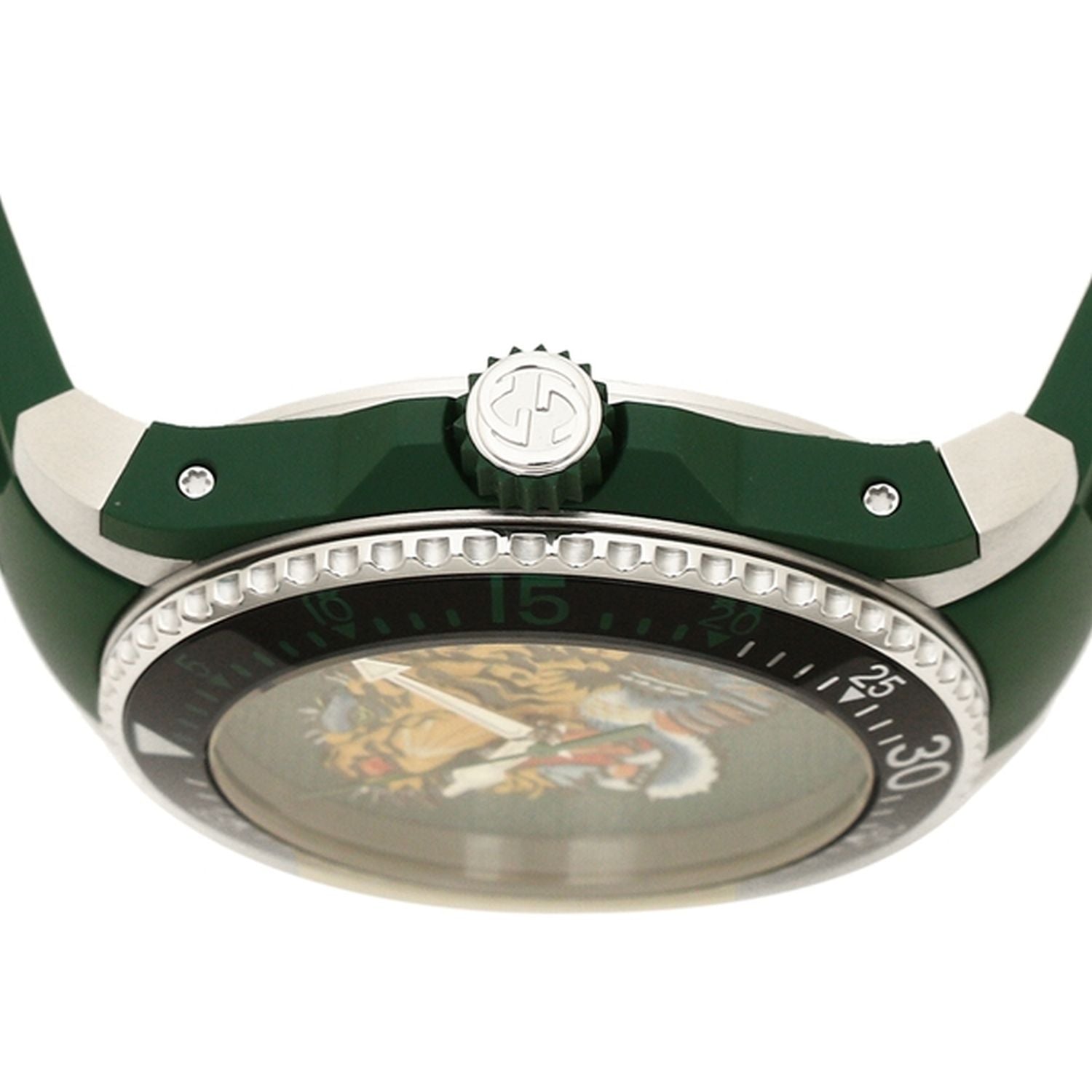Gucci Dive Green Quartz Men's Watch - YA136316