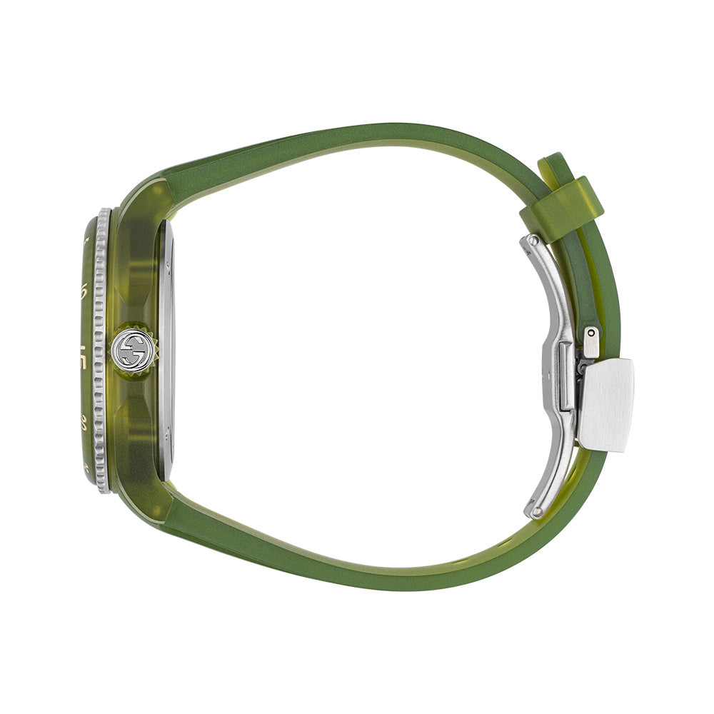 Gucci Dive Automatic Green Dial Men's Watch YA136345