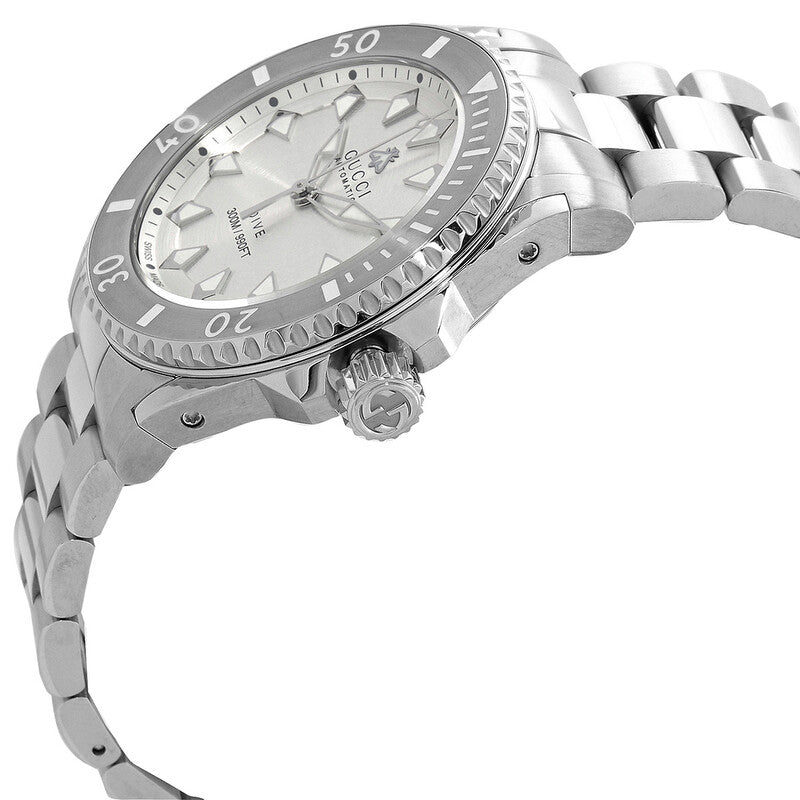 Gucci Dive Automatic Silver Dial Unisex Watch - YA136354