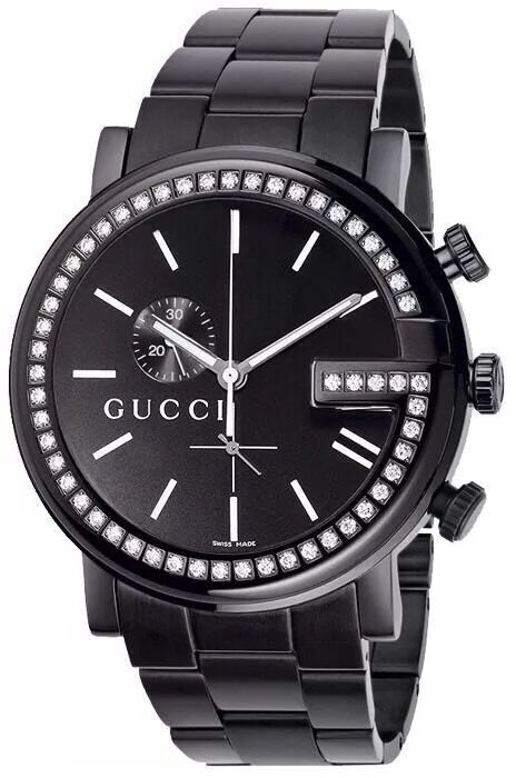 Gucci G-Chrono XL Black Dial Men's Watch YA101340