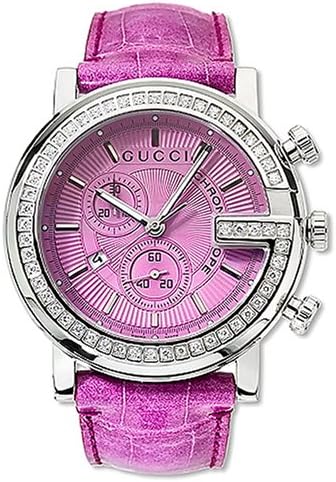 Gucci G-Chrono 44mm Diamond Chronograph Ladies Watch YA101313