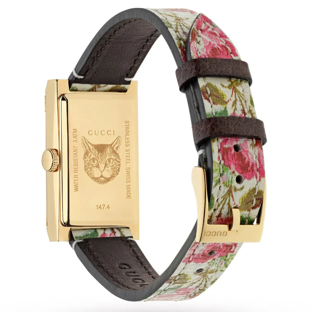 Gucci G-Frame Floral Ladies Watch - YA147406