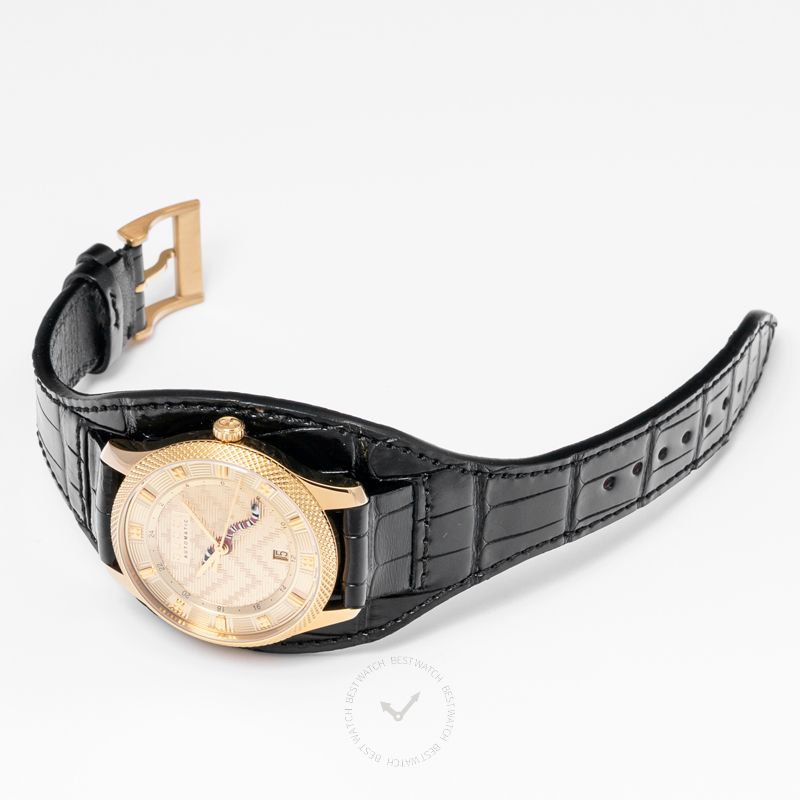 Gucci G-Timeless Automatic Gold-tone Dial Stainless Steel Men's Watch YA126342