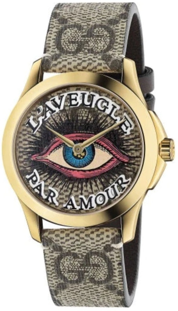 Gucci G-Timeless YA1264022 Unisex Watch – Eye Motif Dial