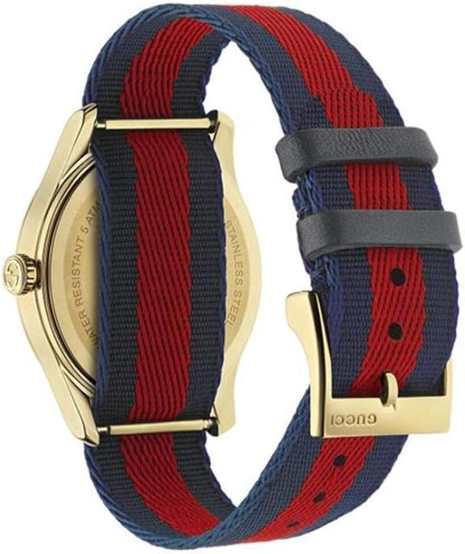Gucci G-Timeless Blue and Red Dial Blue and Red Strap Women's Watch YA1264061