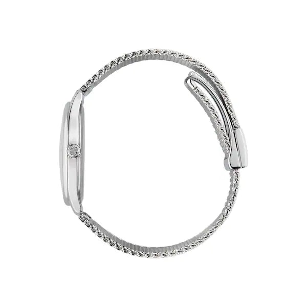 Gucci G-Timeless Diamond White Mother of Pearl Dial Ladies Watch YA1264094