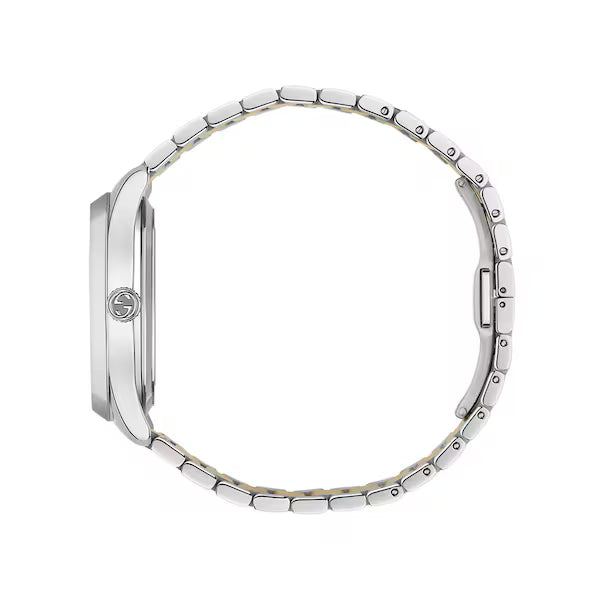 Gucci G-Timeless Blue Dial Yellow Gold and Stainless Steel Women's Watch YA1264129