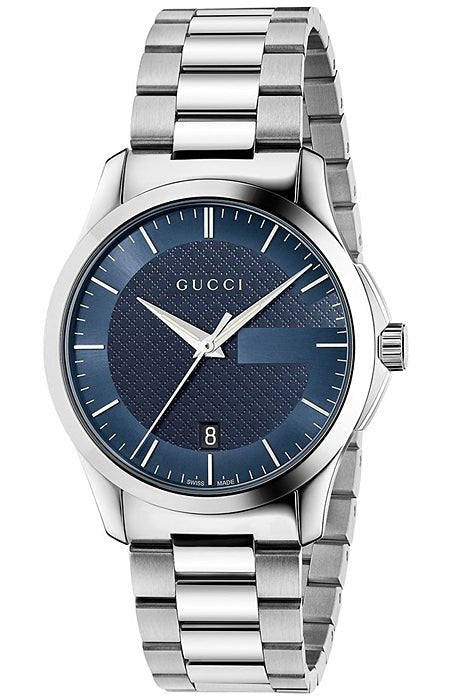 Gucci G-Timeless Blue Dial Stainless Steel Unisex Watch YA126440