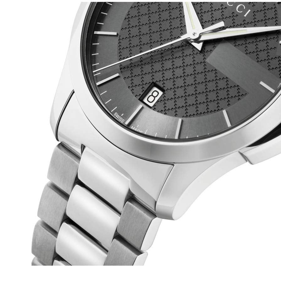 Gucci Men's G-Timeless Grey Dial Watch - YA126441