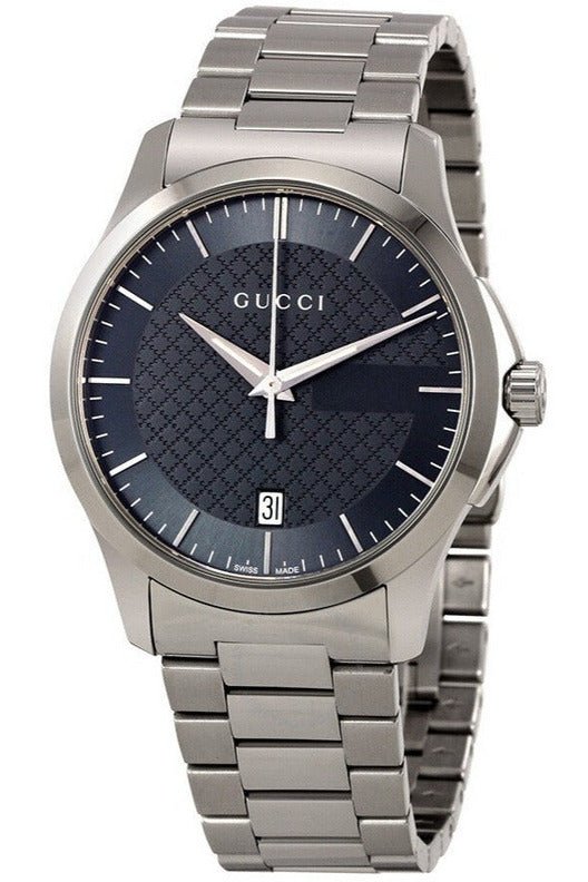Gucci Men's G-Timeless Grey Dial Watch - YA126441
