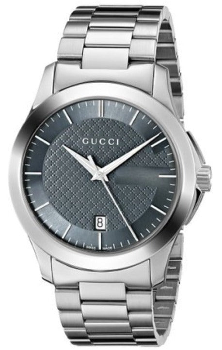 Gucci Men's G-Timeless Grey Dial Watch - YA126441