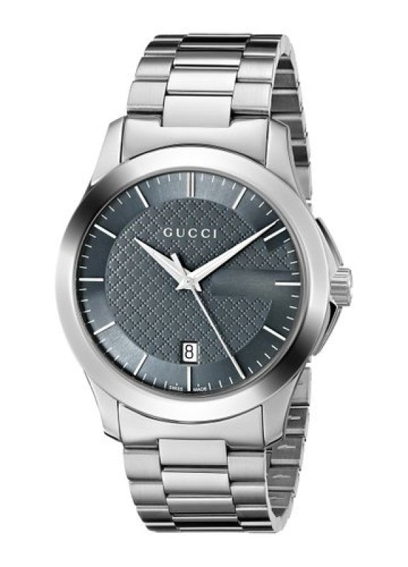 Gucci Men's G-Timeless Grey Dial Watch - YA126441