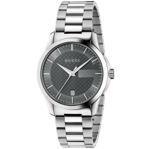Gucci Men's G-Timeless Grey Dial Watch - YA126441