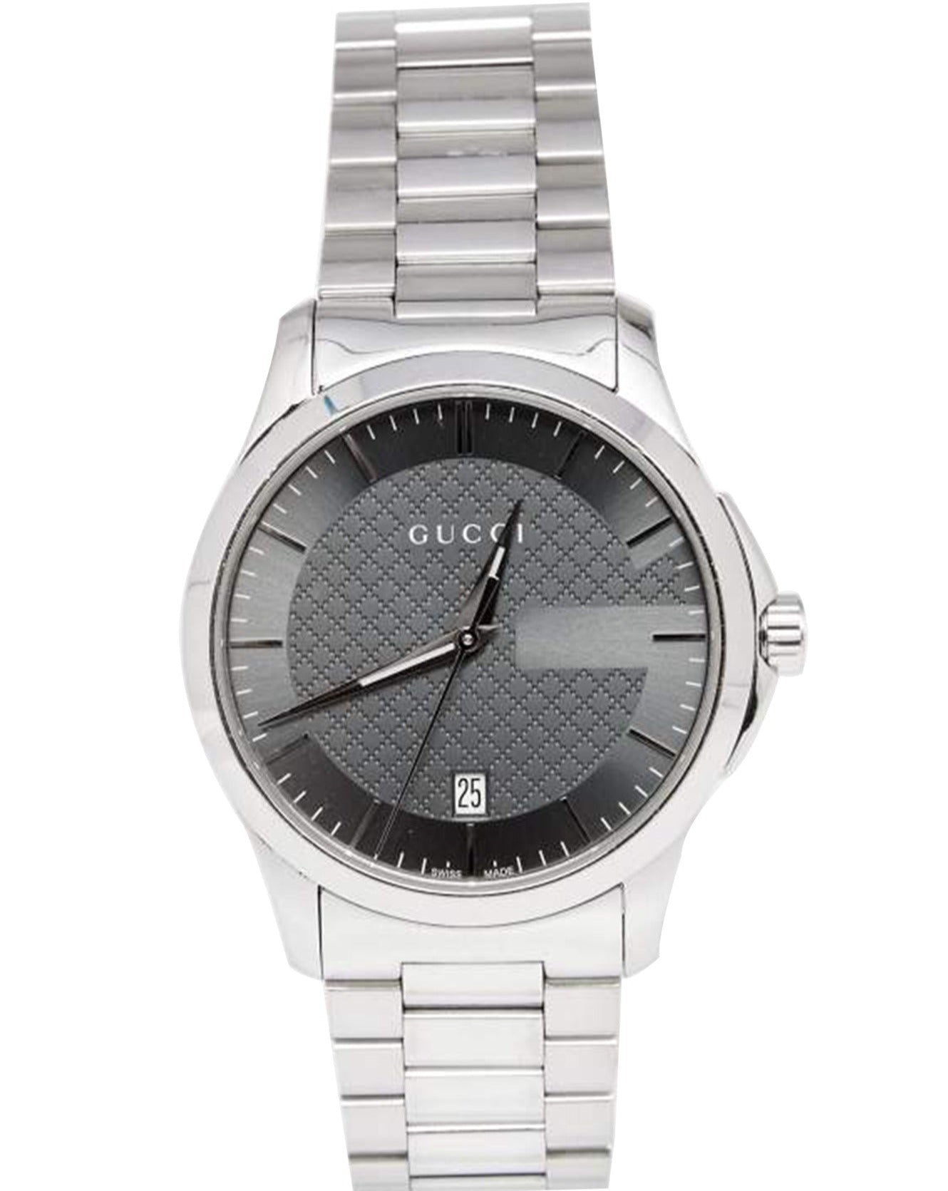 Gucci Men's G-Timeless Grey Dial Watch - YA126441