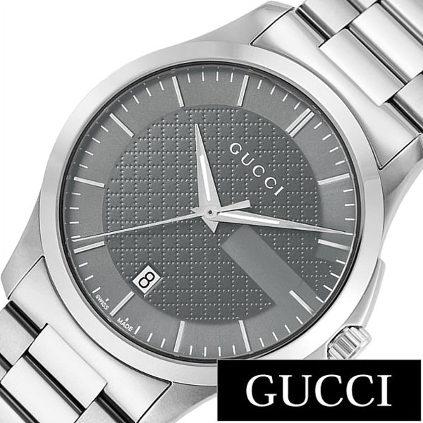 Gucci Men's G-Timeless Grey Dial Watch - YA126441