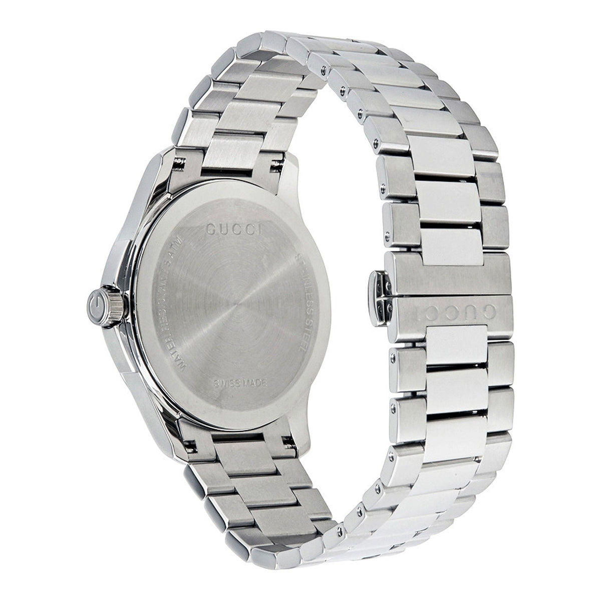 Gucci G-Timeless Black Dial Steel Unisex Watch YA126457
