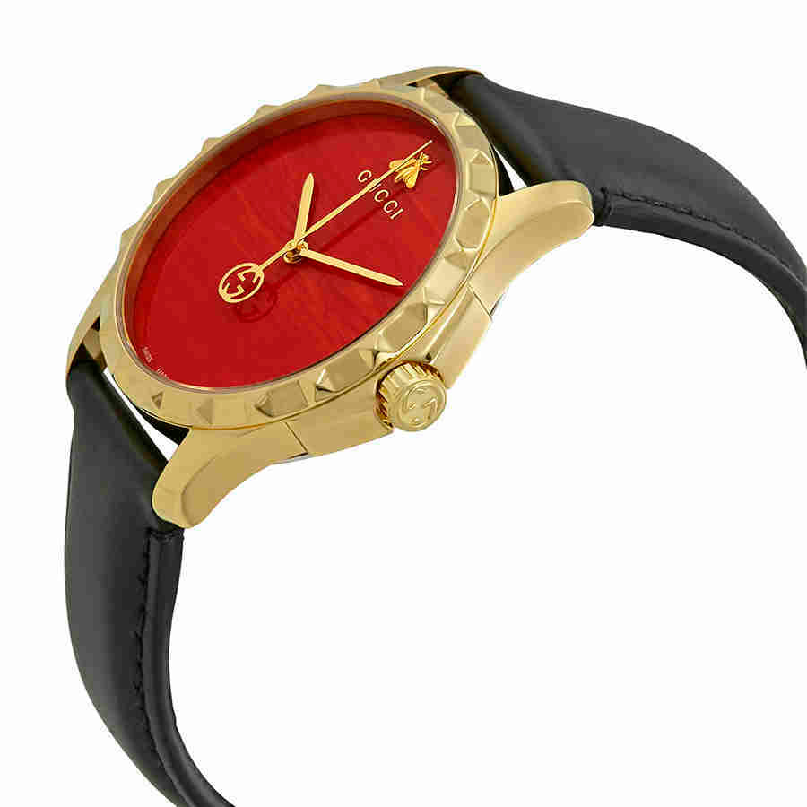 Gucci G-Timeless Coral Red Dial Mens Watch - YA126464