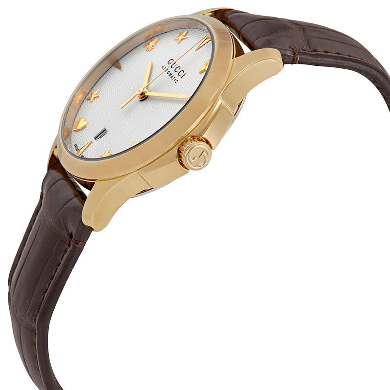 Gucci G-Timeless Automatic Silver Dial Unisex Watch YA126470