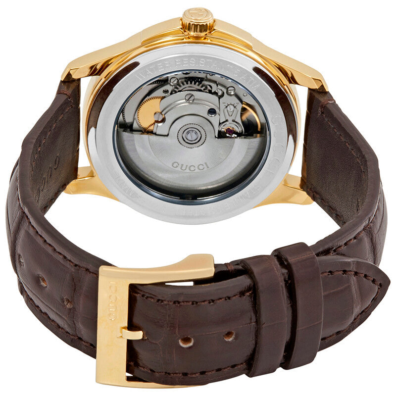 Gucci G-Timeless Automatic Silver Dial Unisex Watch YA126470