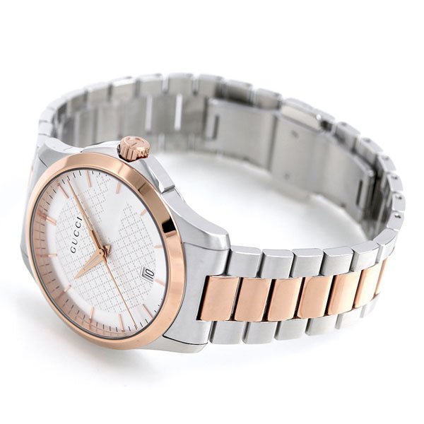 Gucci G-Timeless Quartz Silver Dial Men's Watch YA126473
