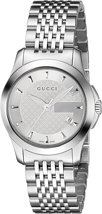Gucci G-Timeless Silver Ladies Watch YA126501