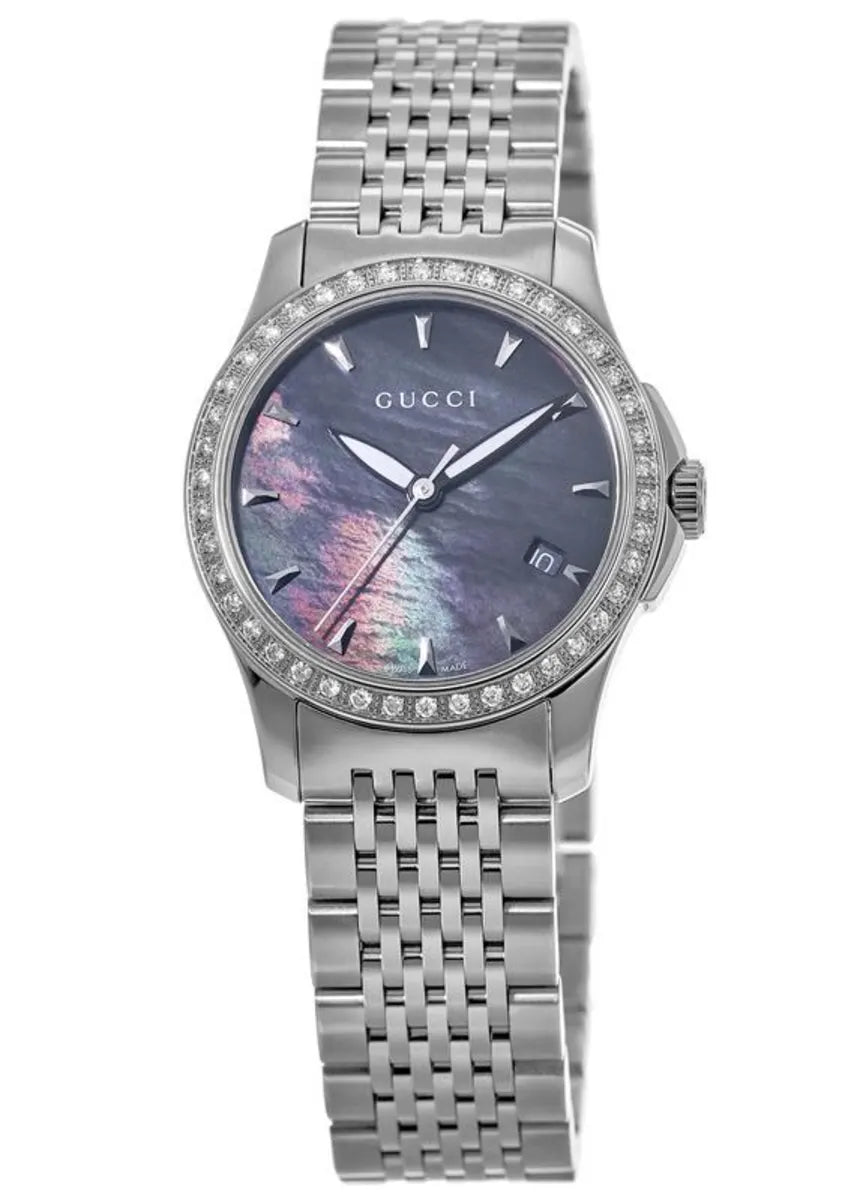 Gucci G-Timeless Diamond Womens Watch YA126507