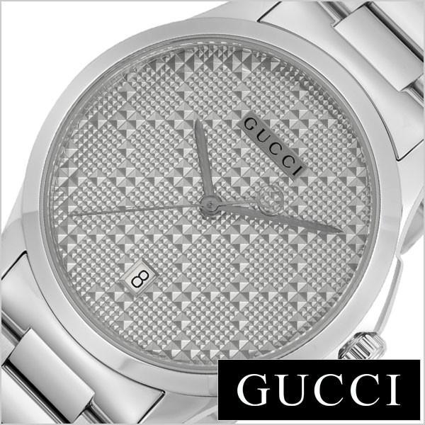 Gucci G-Timeless watch face showing textured dial with date window at 6 o'clock