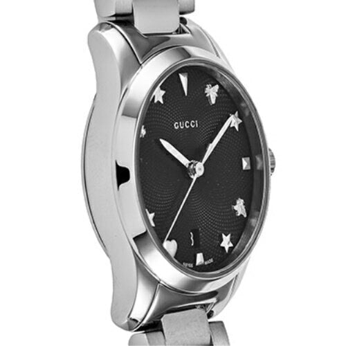 GUCCI G-Timeless 27MM Quartz SS Gucci Charms Women's Watch YA126573A